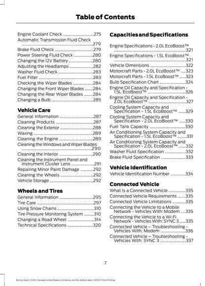 2021 Ford Bronco Sport Owner's Manual | English