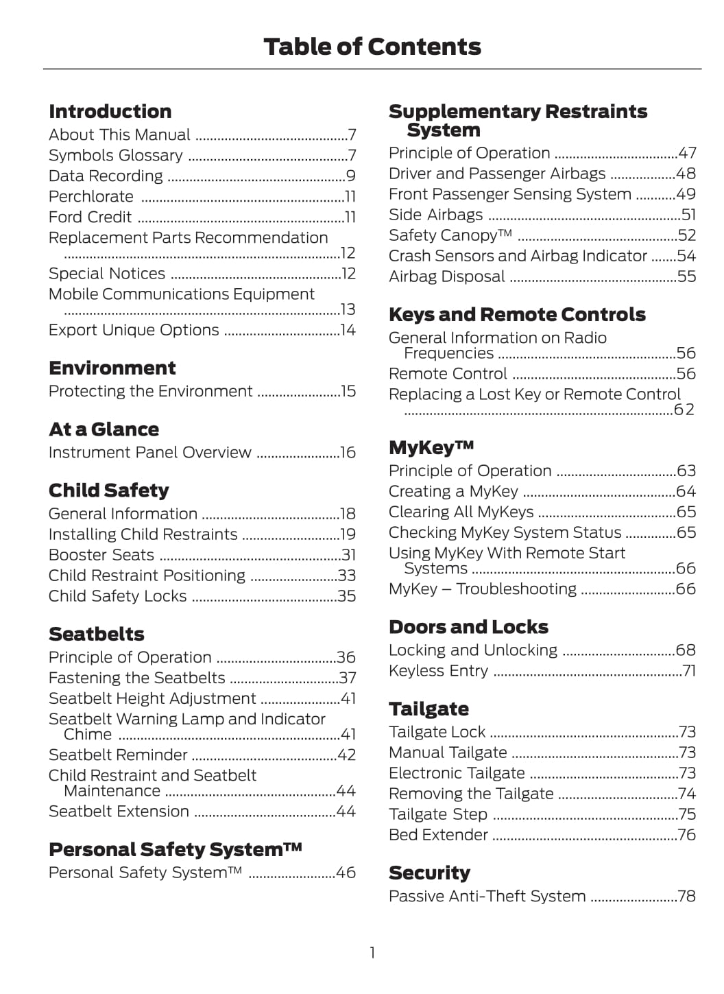 2019 Ford F-150 Owner's Manual | English