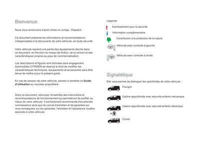 2017-2018 Citroën Jumpy/Dispatch Gebruikershandleiding | Frans