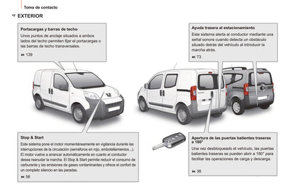 2014 Peugeot Bipper Gebruikershandleiding | Spaans