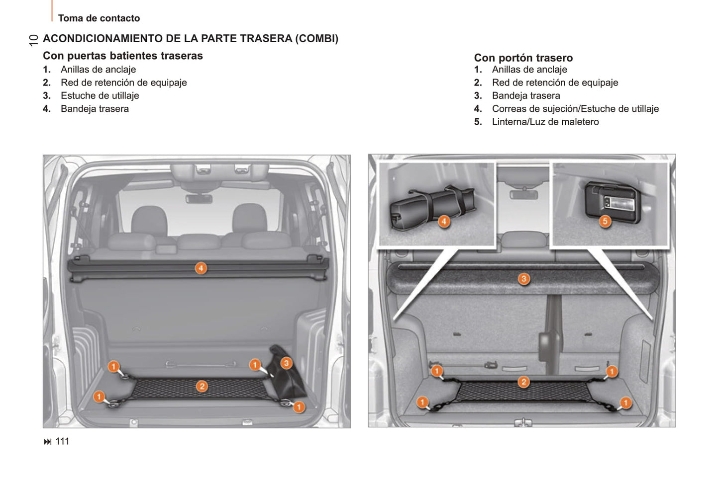 2014 Peugeot Bipper Gebruikershandleiding | Spaans