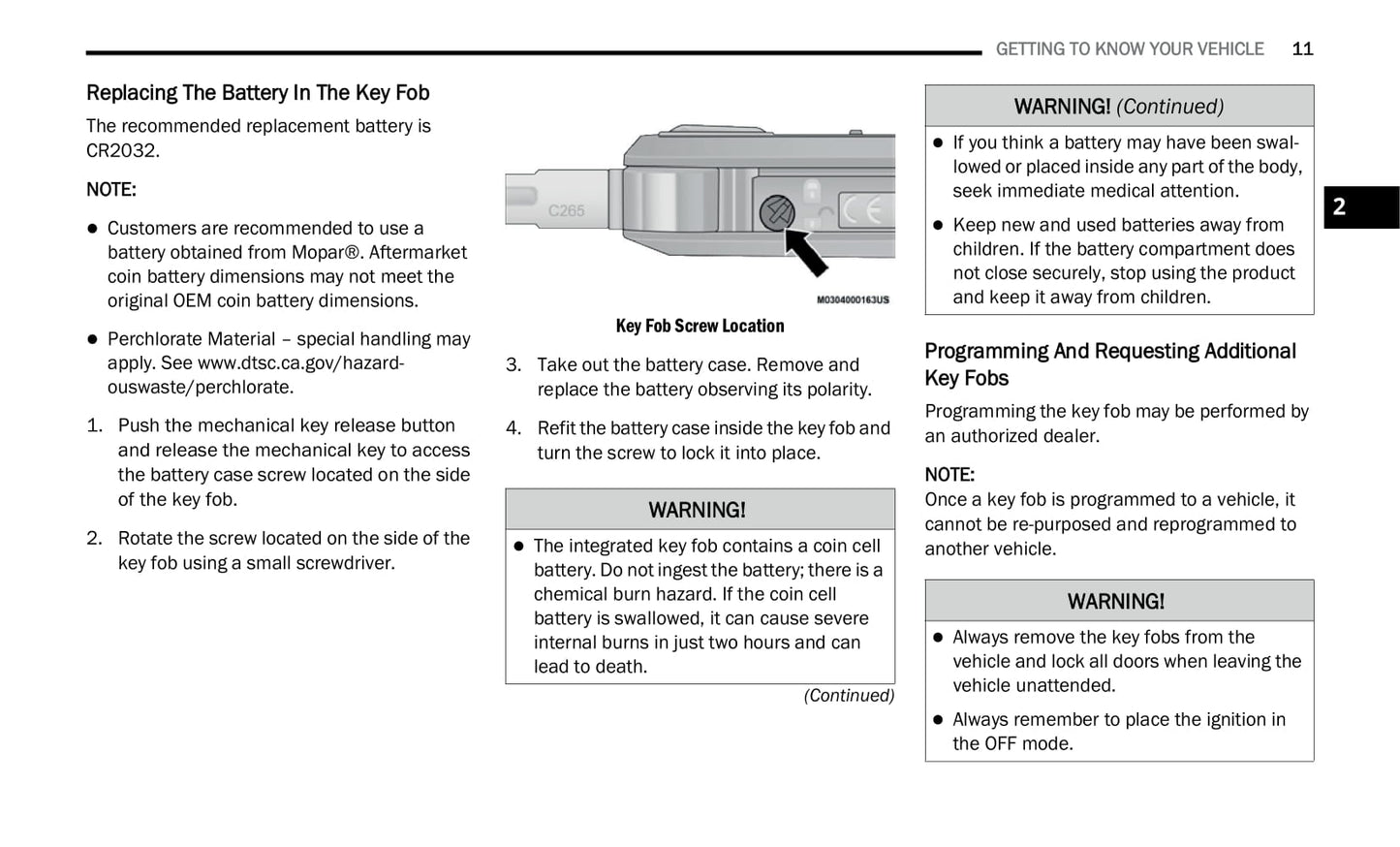 2021 Ram Promaster City Owner's Manual | English