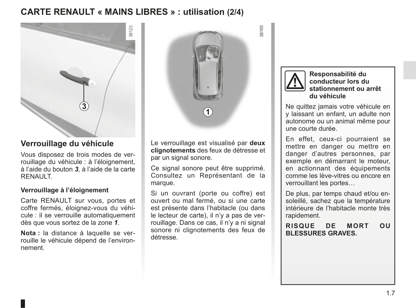 2013-2017 Renault Captur Manuel du propriétaire | Français