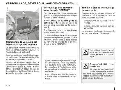 2013-2017 Renault Captur Manuel du propriétaire | Français