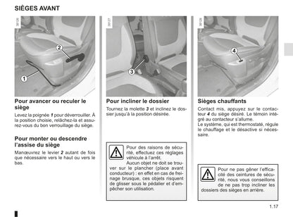 2013-2017 Renault Captur Manuel du propriétaire | Français