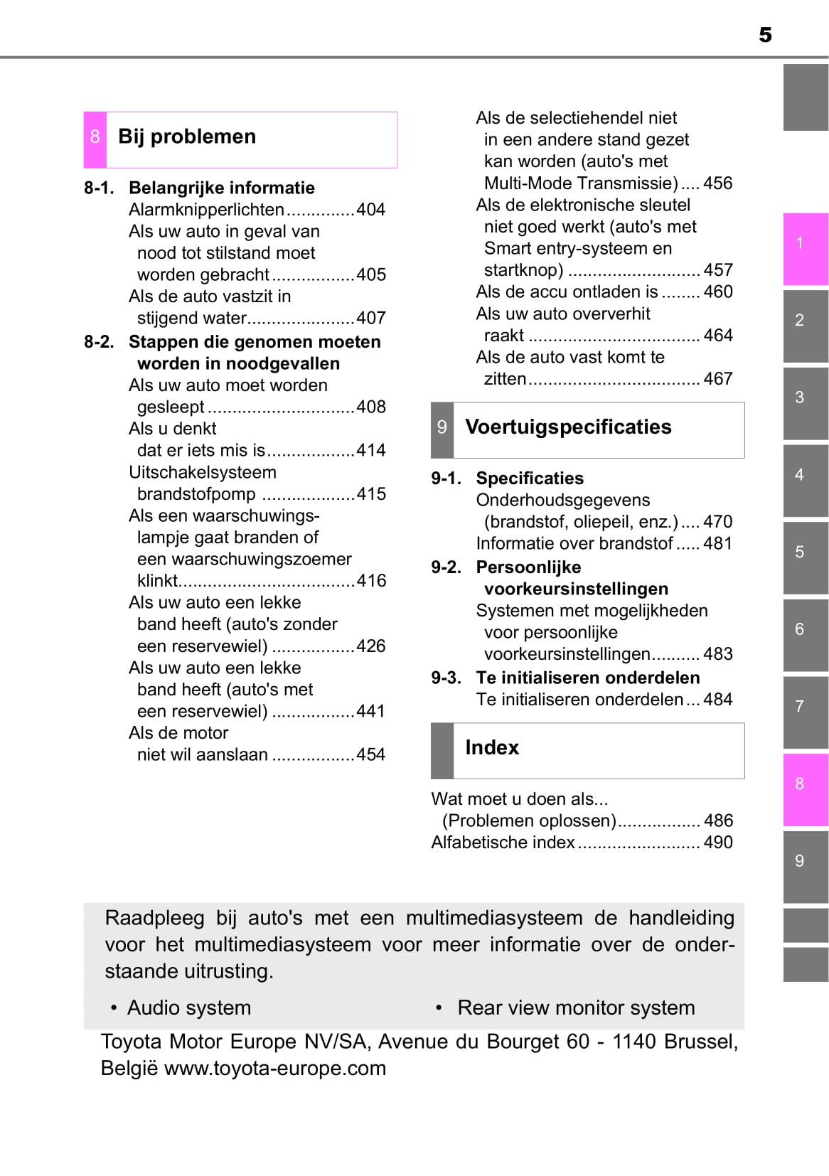 2019-2020 Toyota Aygo Bedienungsanleitung | Niederländisch