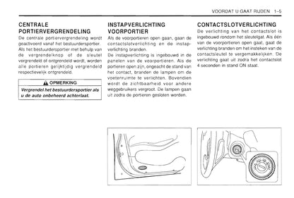 1997-2002 Daewoo Leganza Bedienungsanleitung | Niederländisch