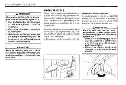 1997-2002 Daewoo Leganza Bedienungsanleitung | Niederländisch