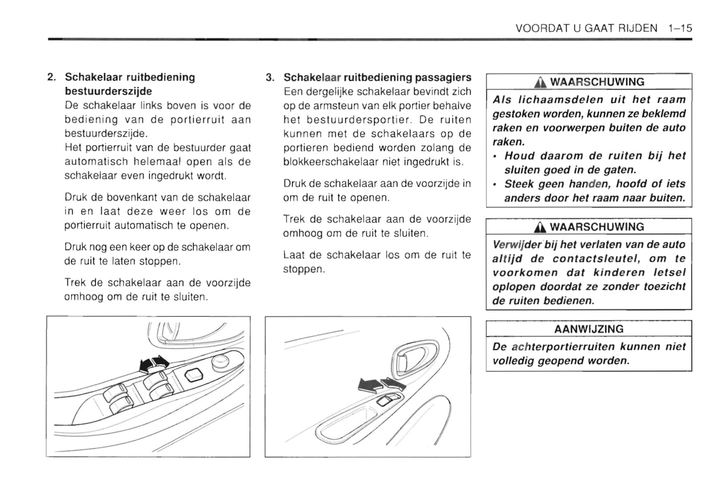 1997-2002 Daewoo Leganza Bedienungsanleitung | Niederländisch