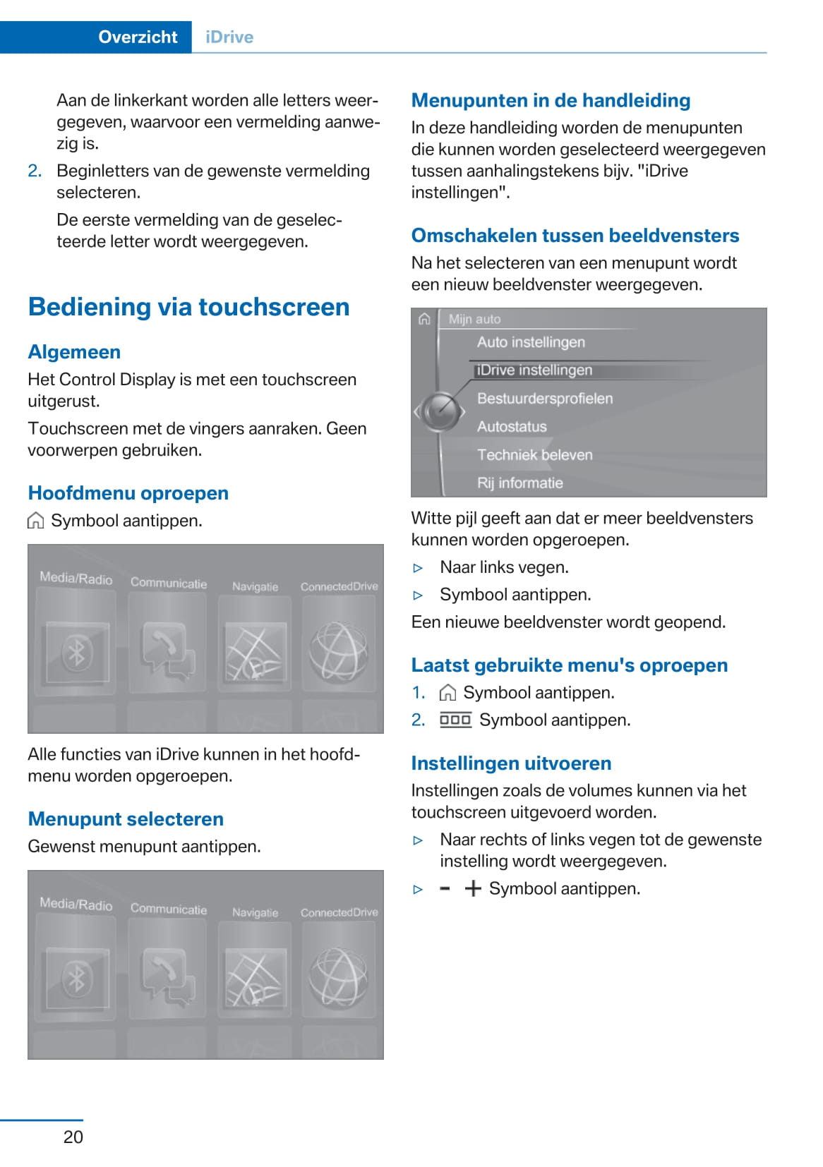 2016-2017 BMW X5 M/X6 M Owner's Manual | Dutch