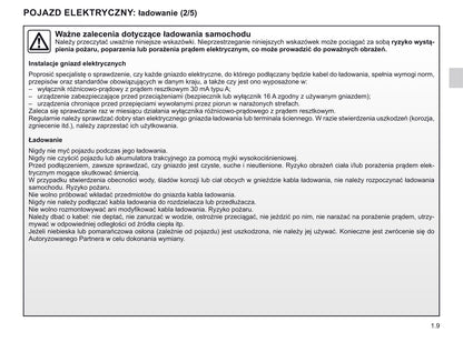 2020-2021 Renault Twizy Owner's Manual | Polish