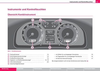 2003-2004 Skoda Suberb Owner's Manual | German