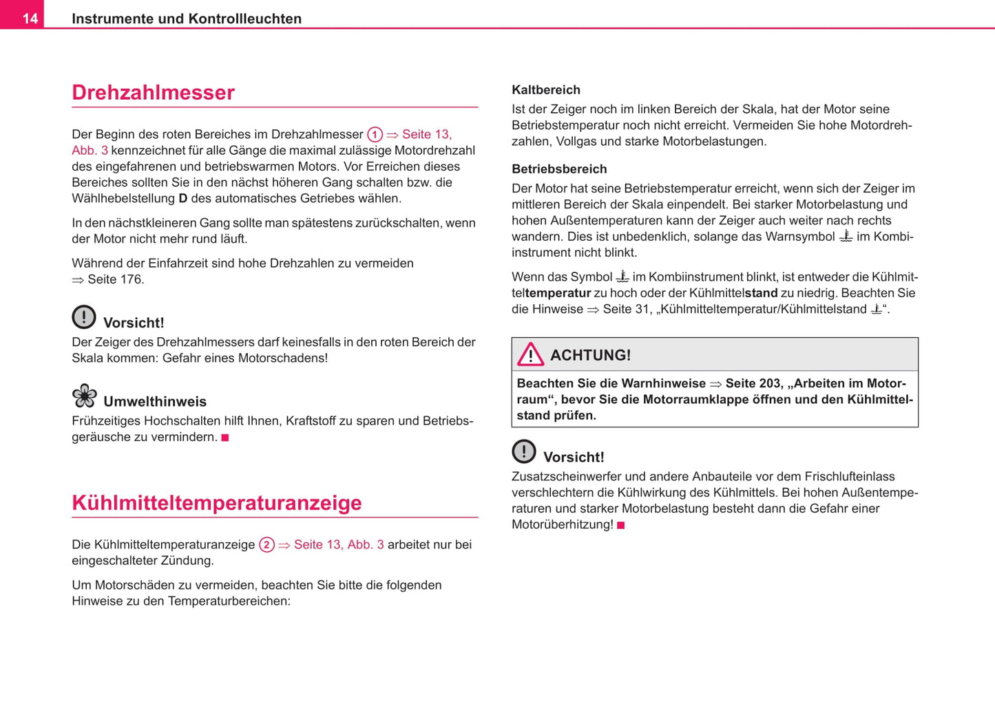 2003-2004 Skoda Suberb Owner's Manual | German