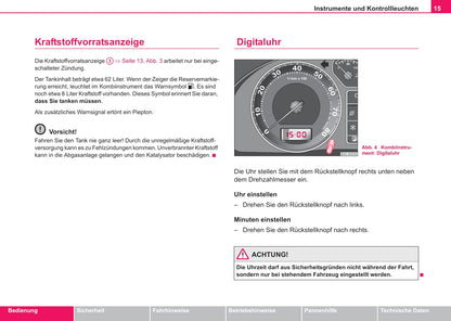 2003-2004 Skoda Suberb Owner's Manual | German