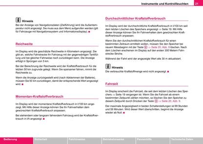 2003-2004 Skoda Suberb Owner's Manual | German