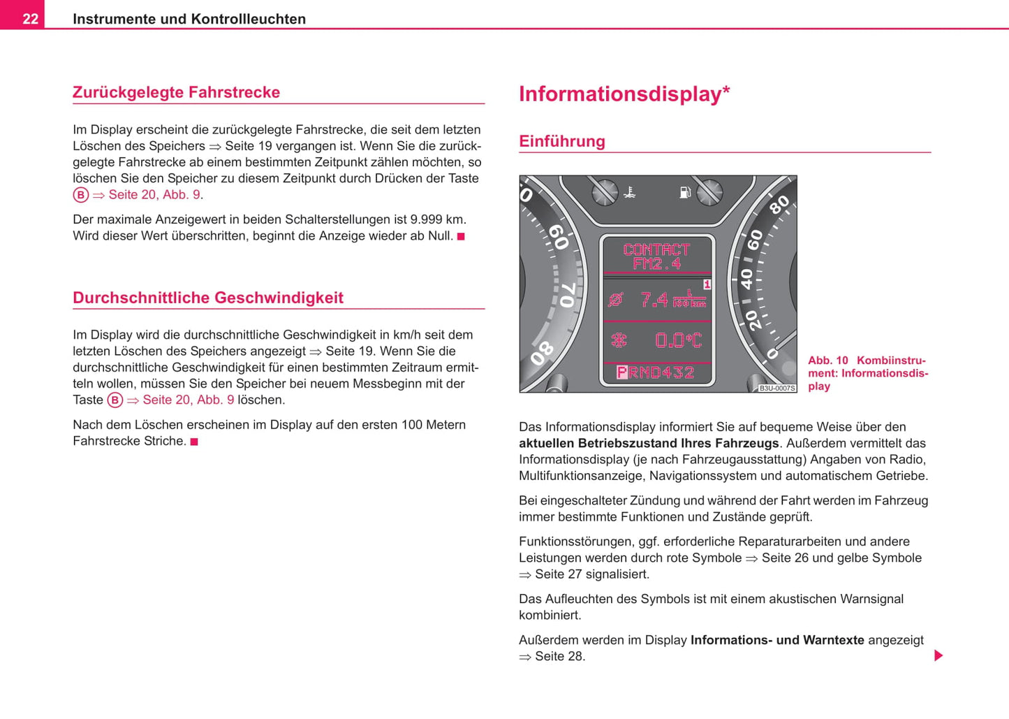 2003-2004 Skoda Suberb Owner's Manual | German