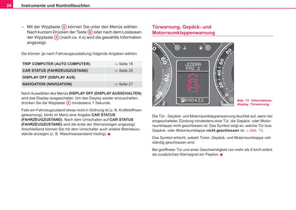 2003-2004 Skoda Suberb Owner's Manual | German