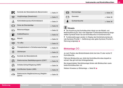 2003-2004 Skoda Suberb Owner's Manual | German