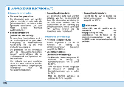 2016-2017 Hyundai Ioniq Electric Bedienungsanleitung | Niederländisch