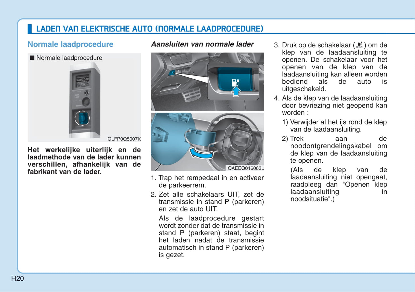 2016-2017 Hyundai Ioniq Electric Bedienungsanleitung | Niederländisch