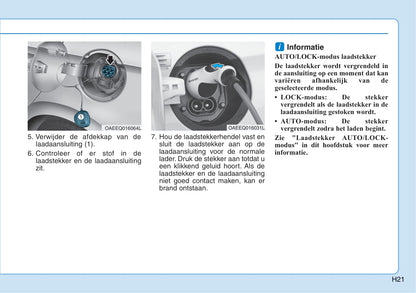 2016-2017 Hyundai Ioniq Electric Bedienungsanleitung | Niederländisch