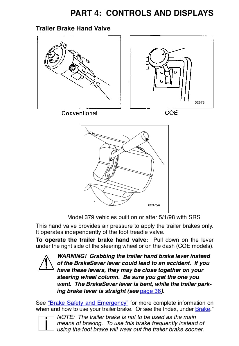 Peterbilt Operator's Gebruikershandleiding