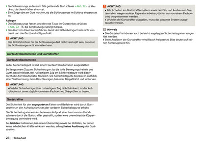 2017-2018 Skoda Fabia Owner's Manual | German