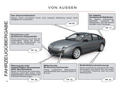 2011-2012 Citroën C6 Gebruikershandleiding | Duits