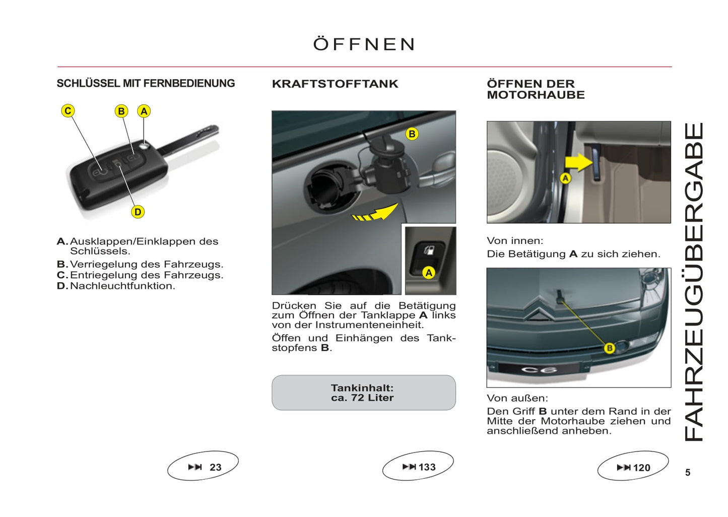 2011-2012 Citroën C6 Gebruikershandleiding | Duits