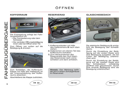 2011-2012 Citroën C6 Gebruikershandleiding | Duits