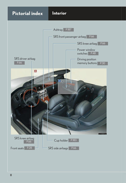 2009 Lexus SC 430 Bedienungsanleitung | Englisch