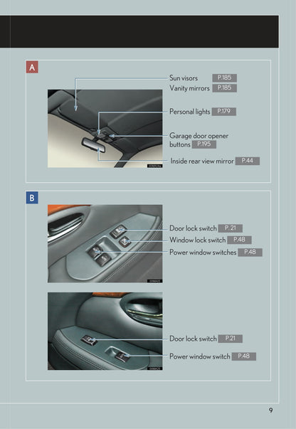 2009 Lexus SC 430 Bedienungsanleitung | Englisch