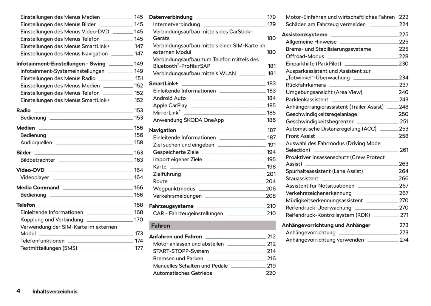 2020-2021 Skoda Kodiaq Owner's Manual | German