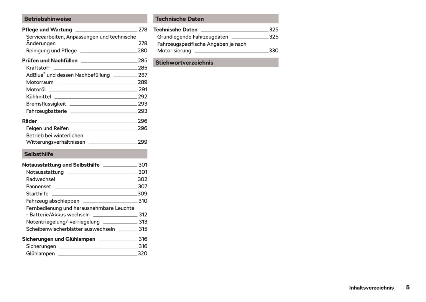 2020-2021 Skoda Kodiaq Owner's Manual | German