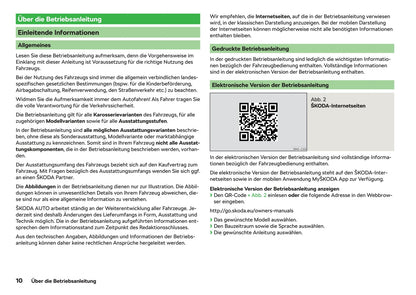 2020-2021 Skoda Kodiaq Owner's Manual | German