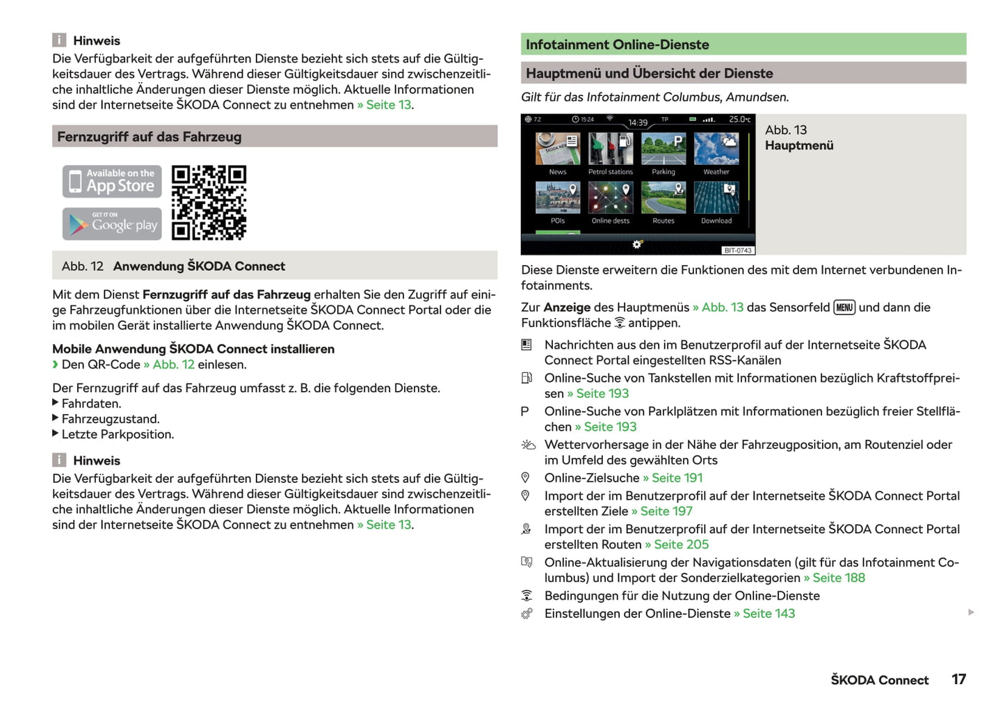 2020-2021 Skoda Kodiaq Owner's Manual | German