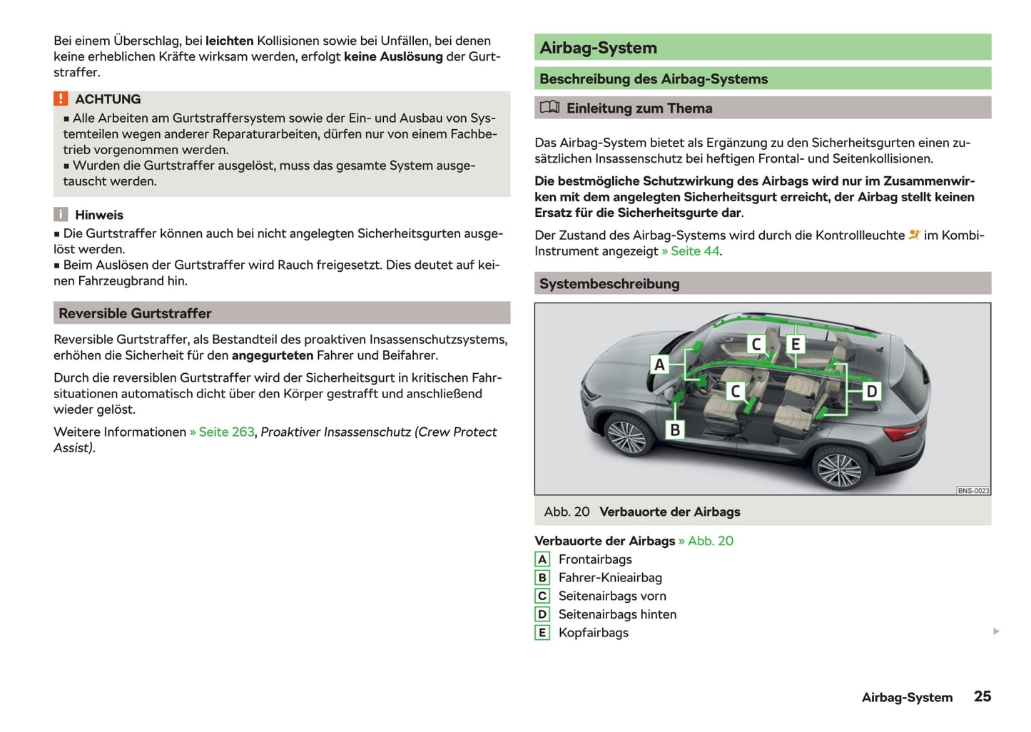 2020-2021 Skoda Kodiaq Owner's Manual | German