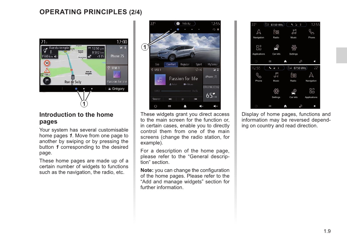 2020 - 2023 Renault Easy Connect Infotainment Manual | English