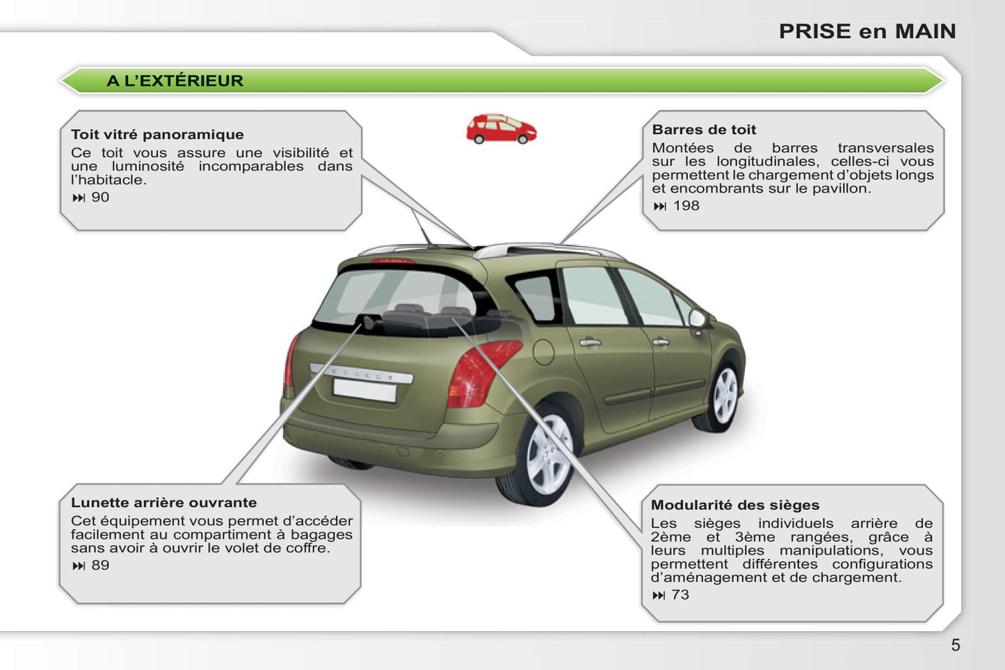 2010-2011 Peugeot 308 Manuel du propriétaire | Français