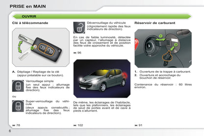 2010-2011 Peugeot 308 Manuel du propriétaire | Français