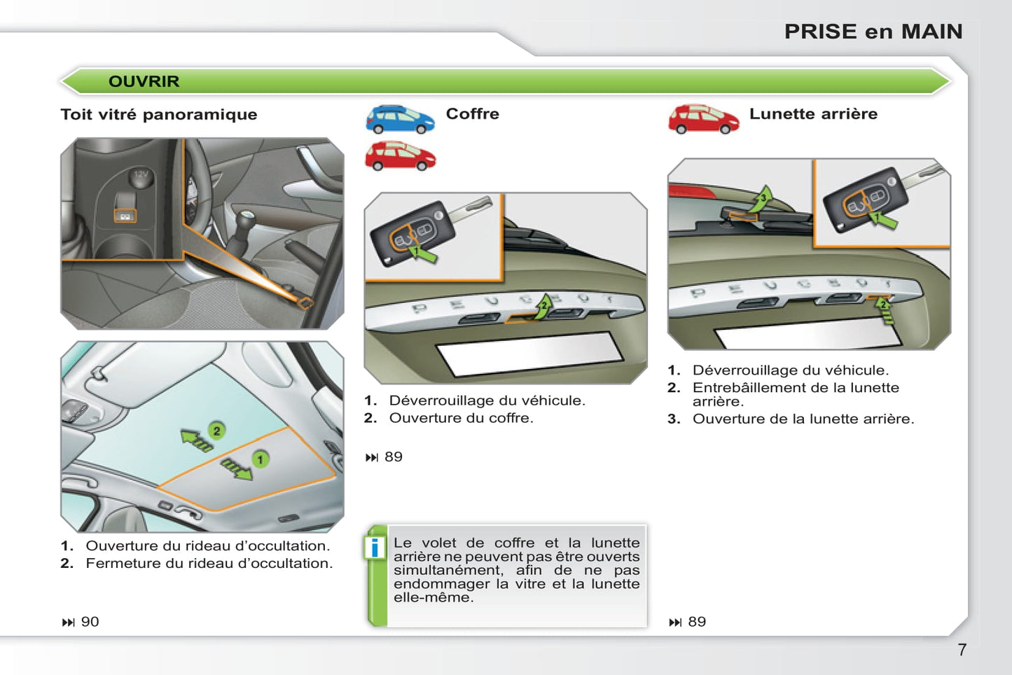 2010-2011 Peugeot 308 Manuel du propriétaire | Français