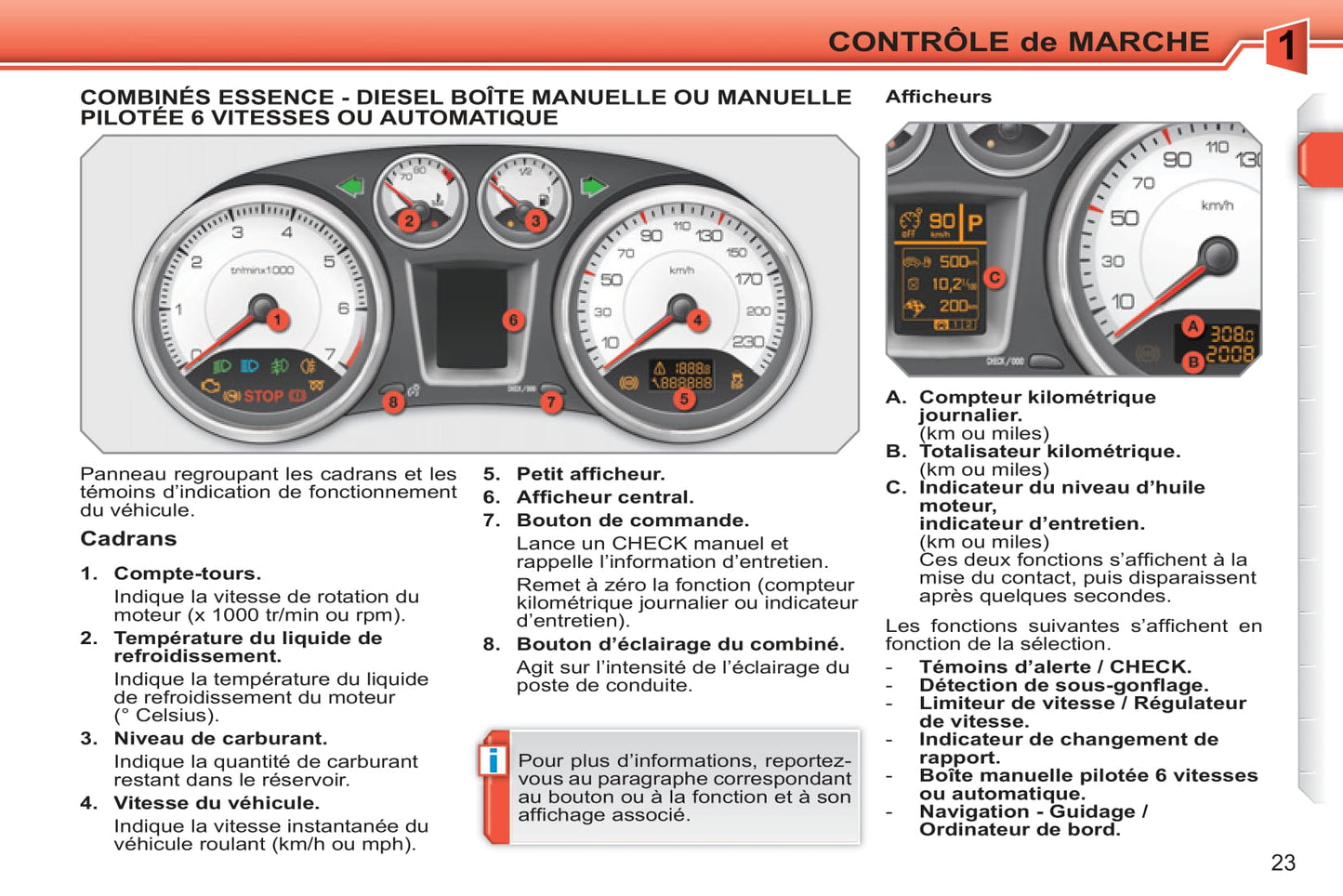 2010-2011 Peugeot 308 Manuel du propriétaire | Français