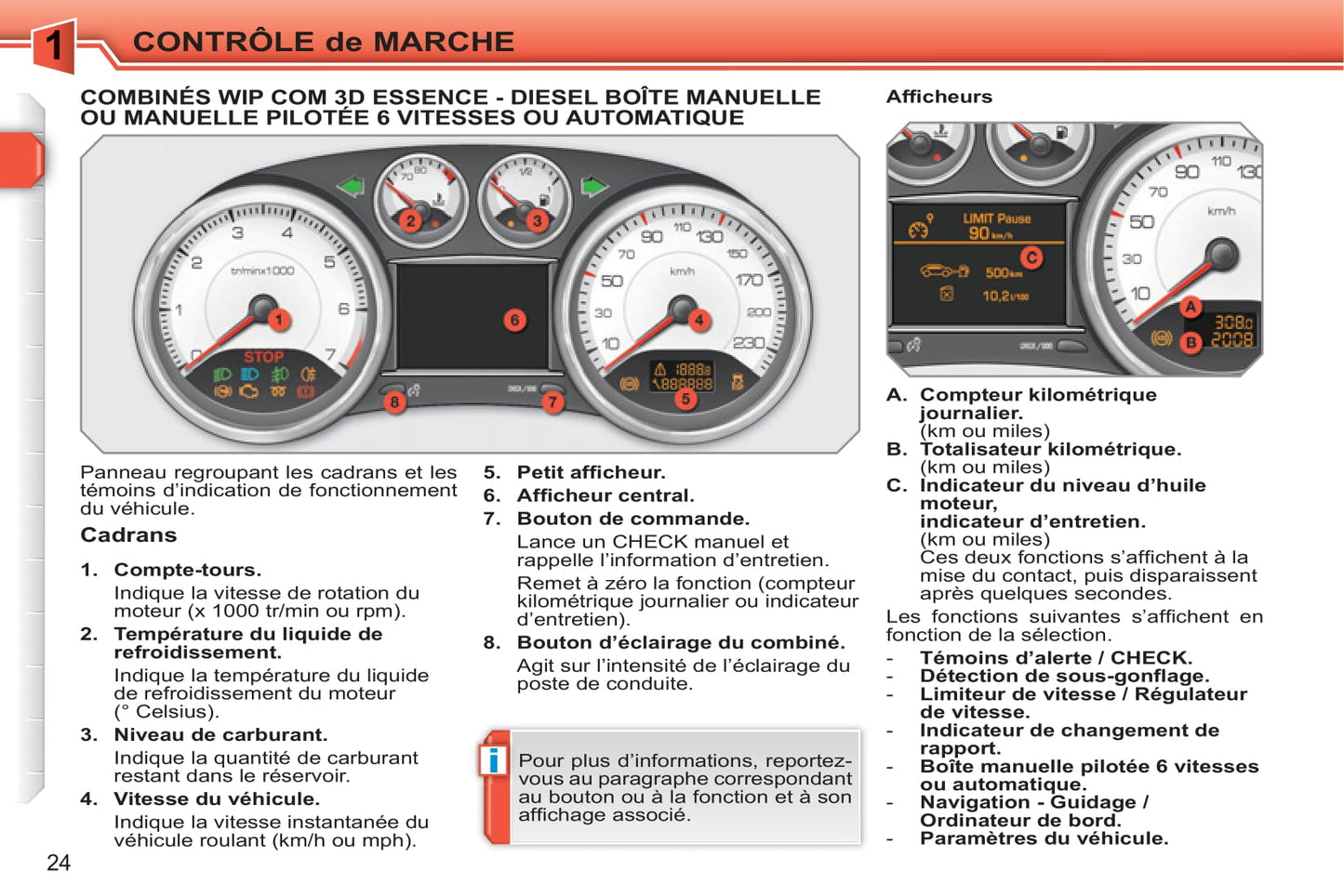 2010-2011 Peugeot 308 Manuel du propriétaire | Français