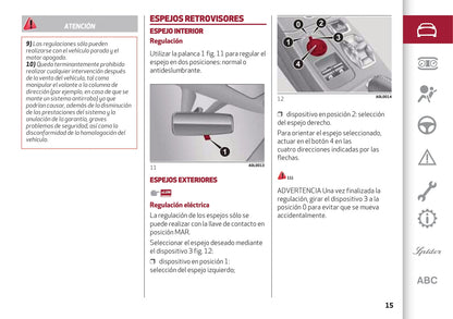 2016-2018 Alfa Romeo 4C Owner's Manual | Spanish