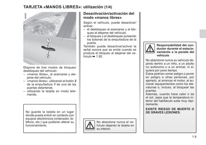 2021-2022 Renault Mégane Owner's Manual | Spanish