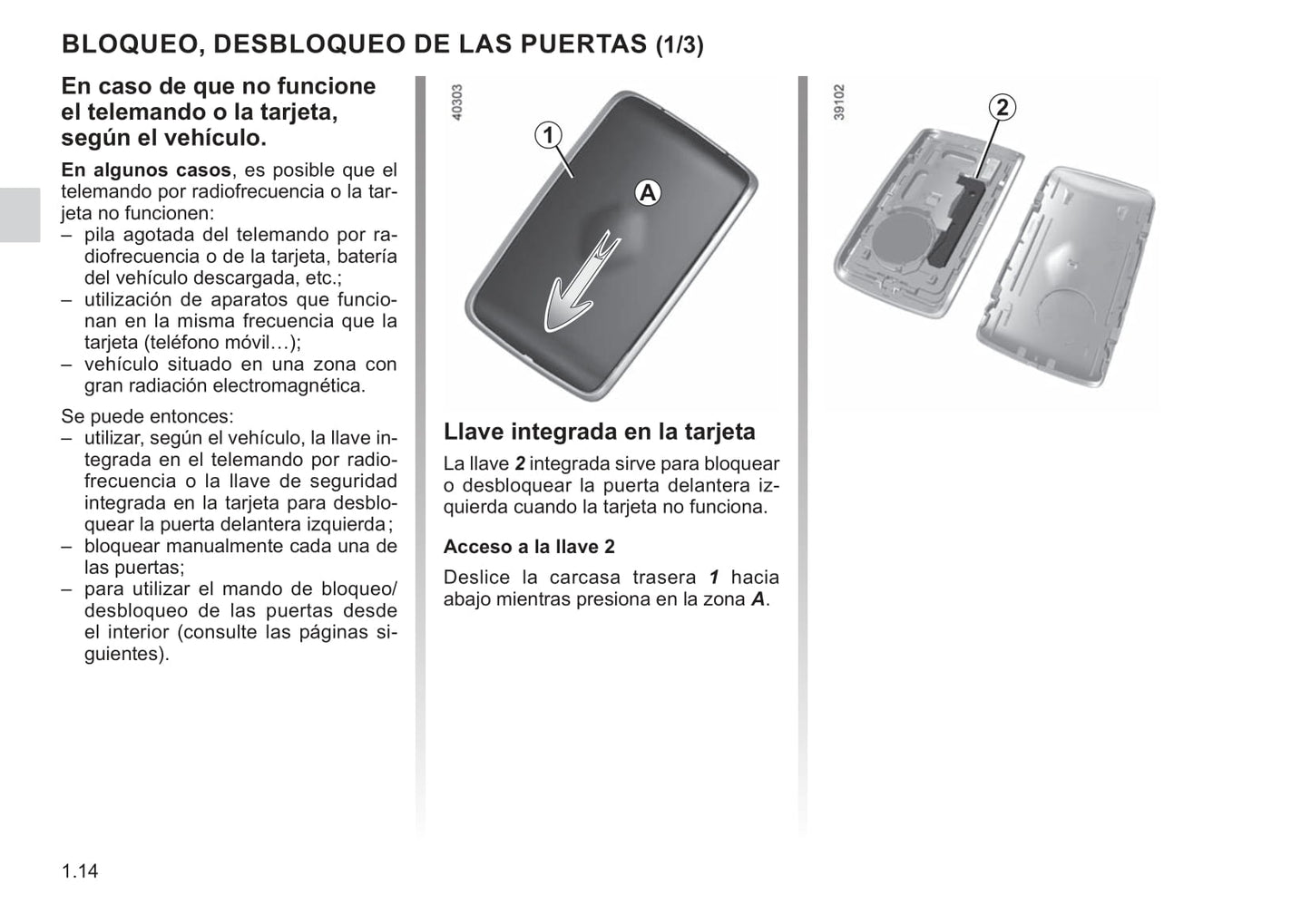 2021-2022 Renault Mégane Owner's Manual | Spanish