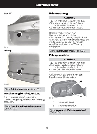 2011-2012 Ford Galaxy/S-Max Gebruikershandleiding | Duits