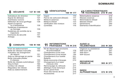 2012-2014 Peugeot 308 Manuel du propriétaire | Français