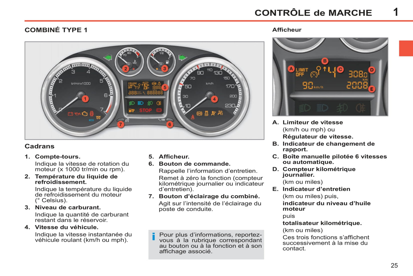 2012-2014 Peugeot 308 Manuel du propriétaire | Français