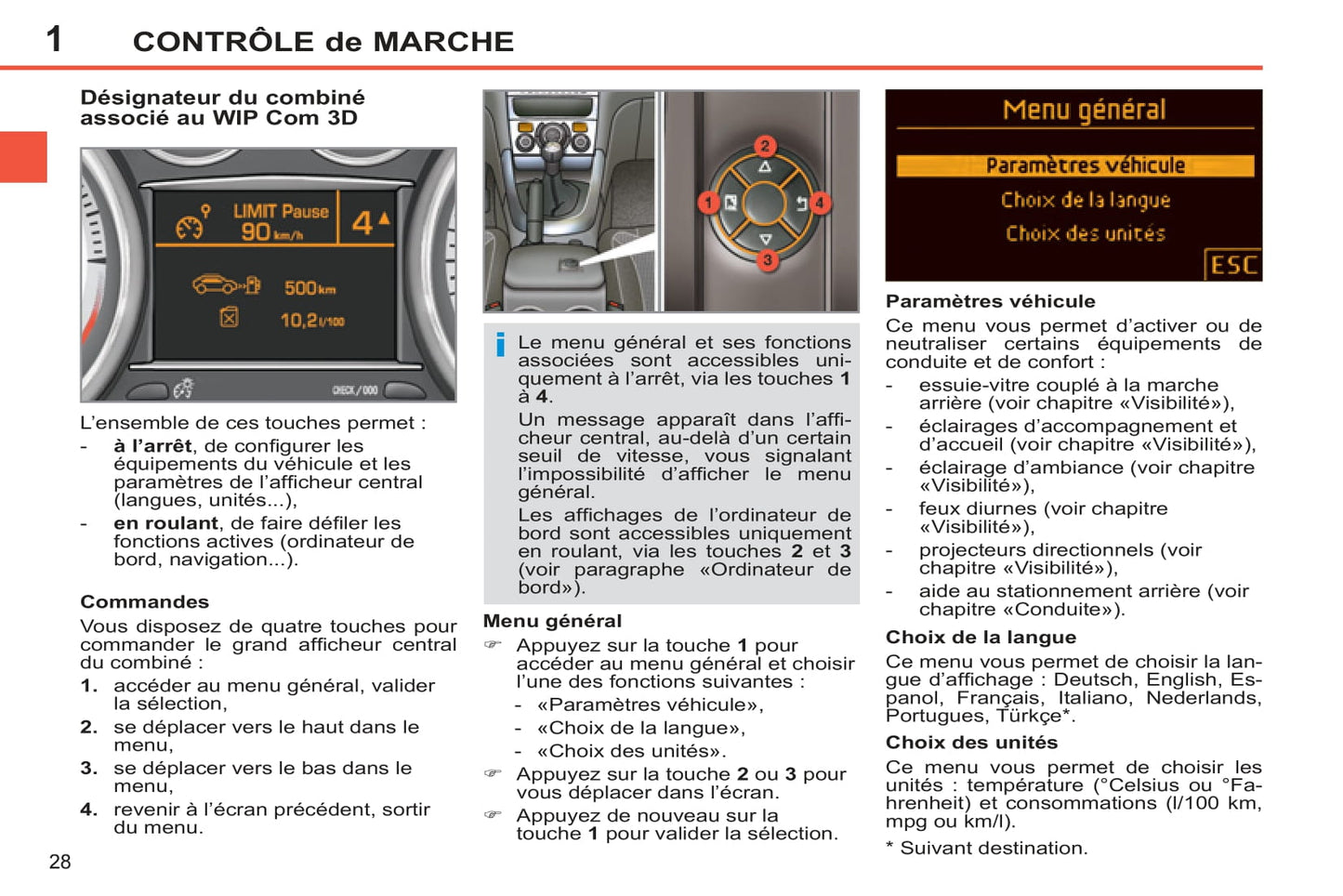 2012-2014 Peugeot 308 Manuel du propriétaire | Français